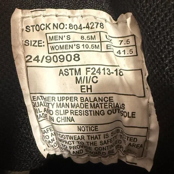 New Thorogood Leather Sport Hiker Steel Toe Work Boots Mens 8.5 Women 10.5 - Picture 9 of 11